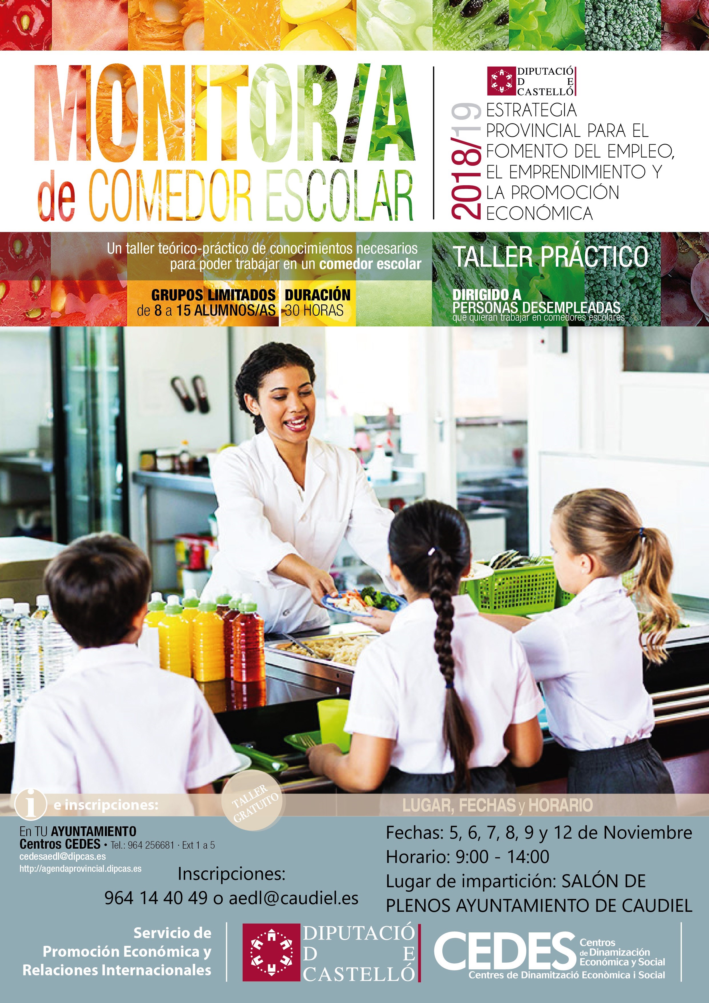 Formación de monitor/a de comedor escolar | Caudiel | eBando Formación de monitor/a de comedor escolar | Caudiel | eBando